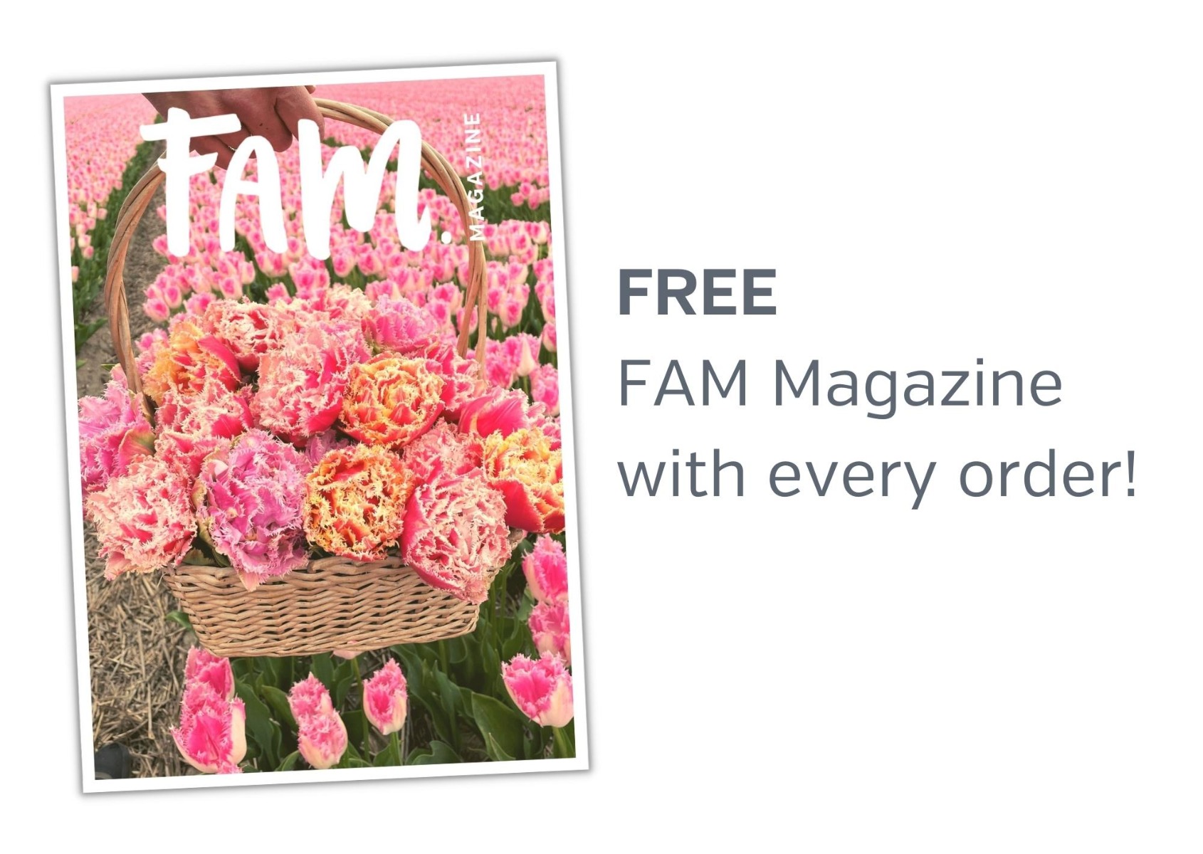 free magazine with every order